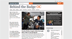 Desktop Screenshot of behindthebadge.com